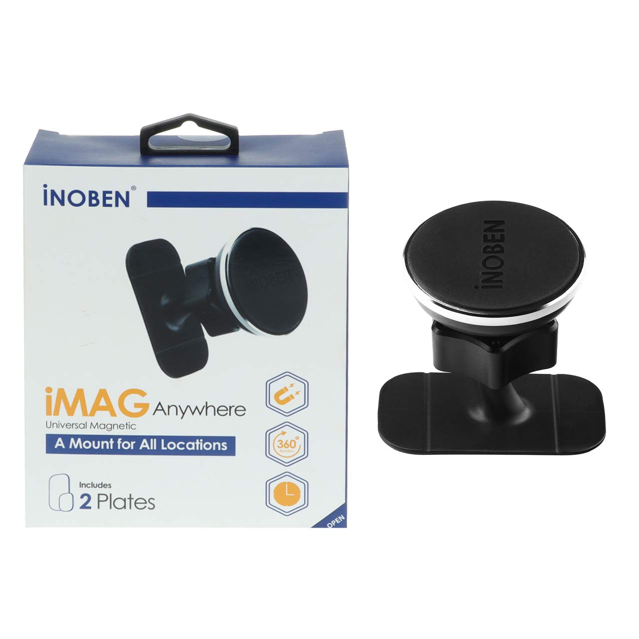 هولدر گوشی موبایل مگنتی iNOBEN مدل iMag Anywhere - مشکی